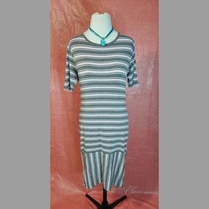 Purple and pink lularoe dress